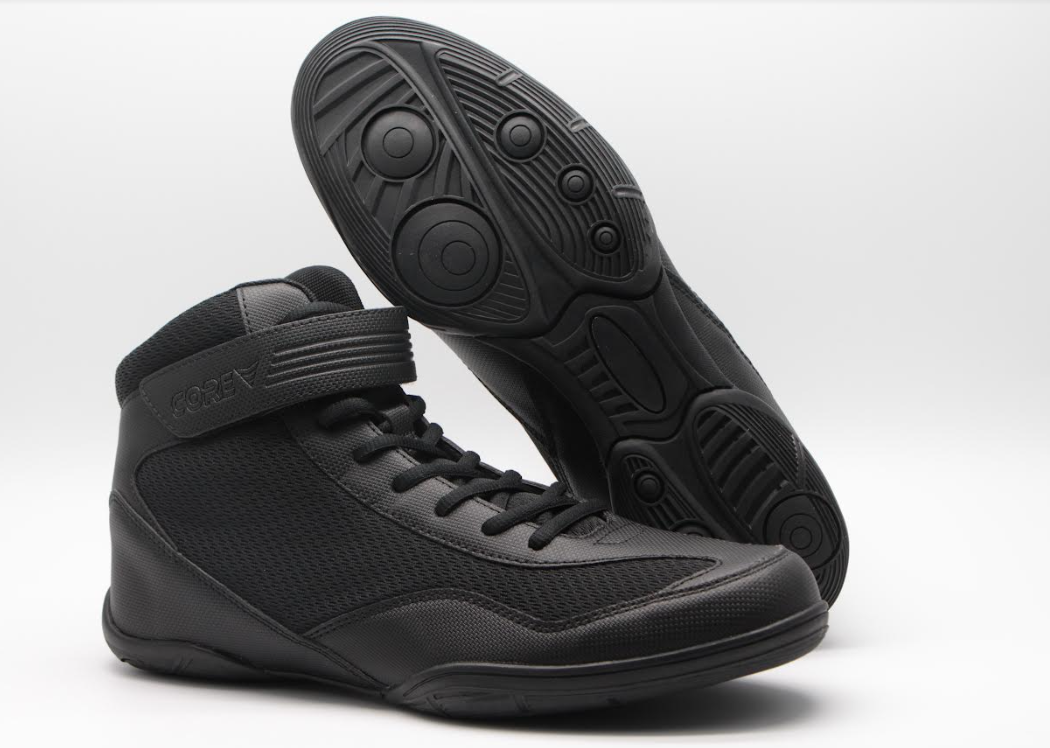 Wrestling shoes sales all black